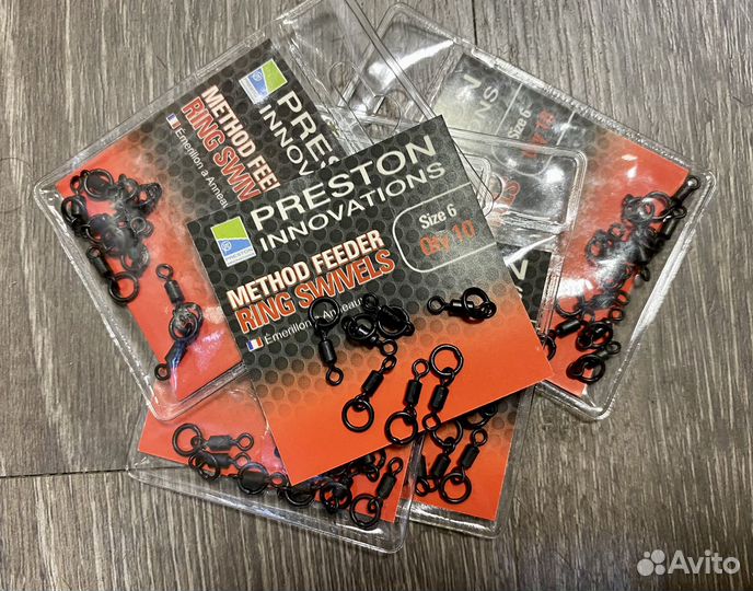 Вертлюги с кольцом Preston Method Feeder Ring №6