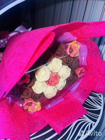 Шоколадные цветы