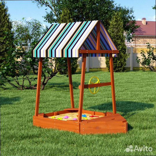 Детская песочница Песочный дворик 5 доставка по РФ