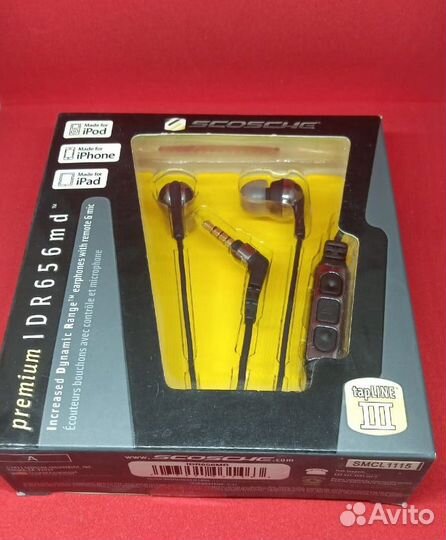 Наушники с микрофоном Scosche IDR656MD