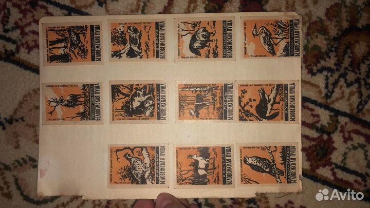 Этикетки спичечных коробков