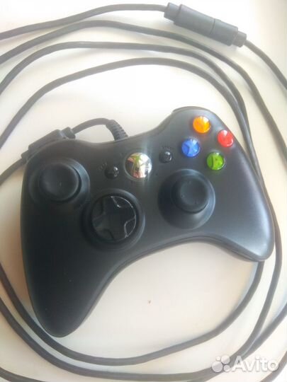 Оригинальный проводной геймпад Microsoft Xbox360