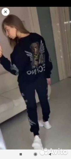 Спортивный костюм флис стразы турция