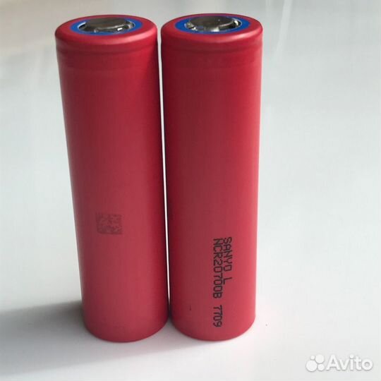 Аккумулятор Sanyo NCR20700B 3.7В, 4250мАч, Li-Ion