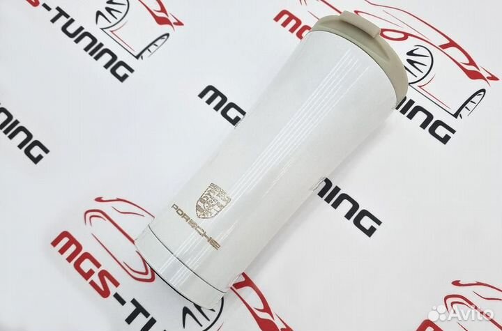 Термокружка белая Porsche