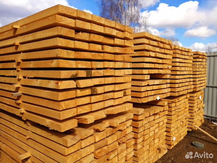 Доска сосна 50х150мм, натуральная, гост