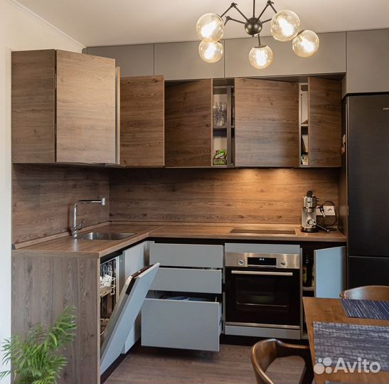 Кухонный гарнитур на заказ. Гapaнития дo 10 лeт