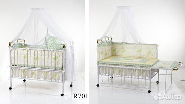 Металлическая кроватка Geoby