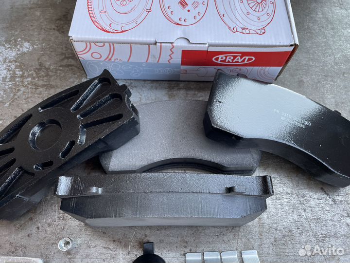 Колодки тормозные Валдай передние / задние