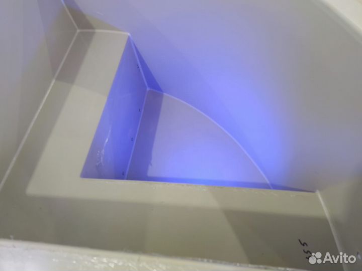 Угловая купель под ключ