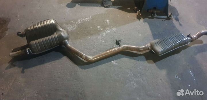 Глушитель мерседес w204 1.8 турбо