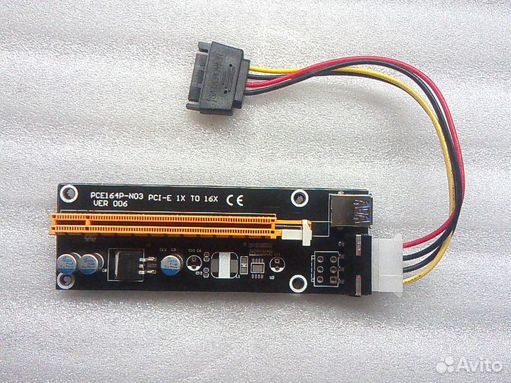 Разер PCI Express Riser USB 3,0 кабель 60 см