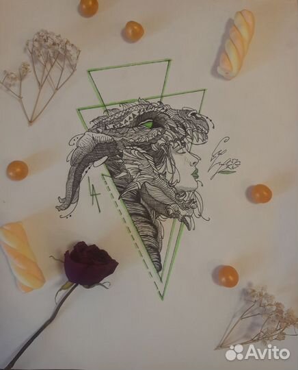 Портреты, рисунки вручную