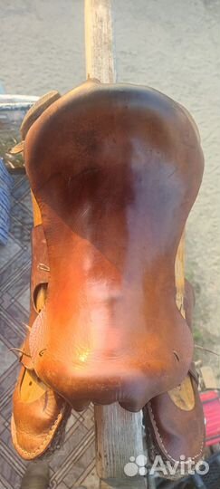 Седло для лошади драгунское полочное строевое СССР