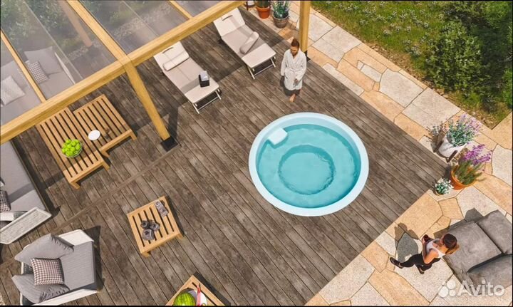 Композитный бассейн Спа лайт ecoline