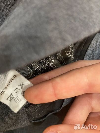 Брюки шерстяные