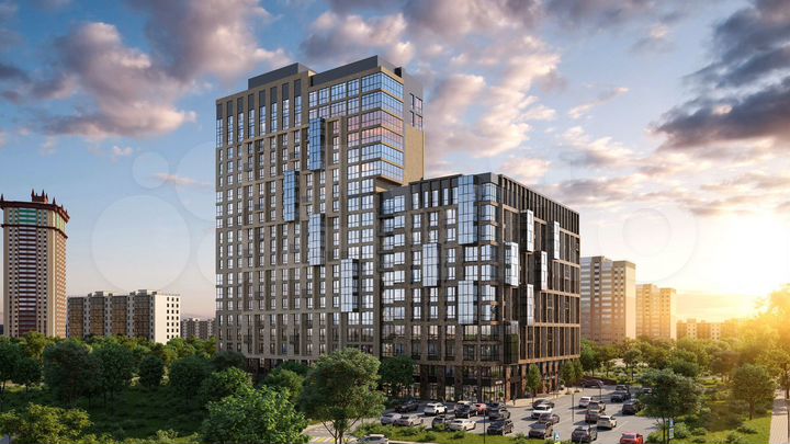 2-к. квартира, 77,8 м², 5/19 эт.