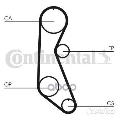 Ремень грм contitech ct816 Continental