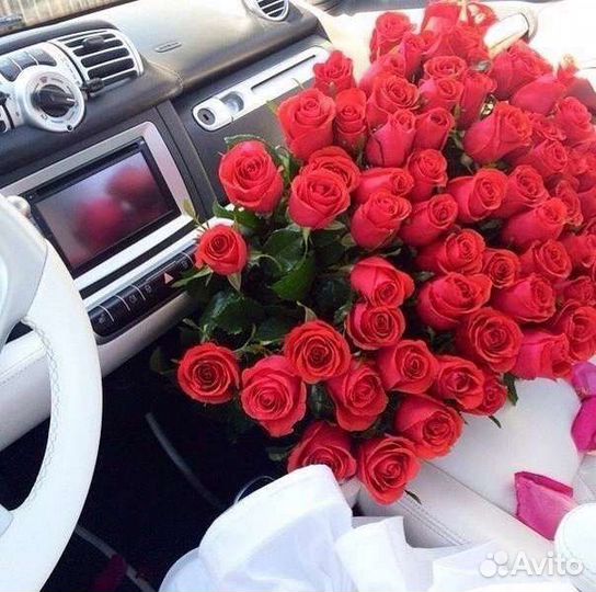 Цветы розы букет