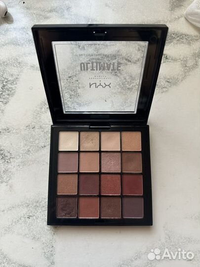 NYX Ultimate Shadow Palette, тени для век