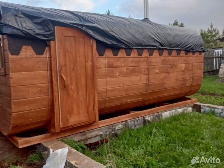 Баня-бочка от производителя