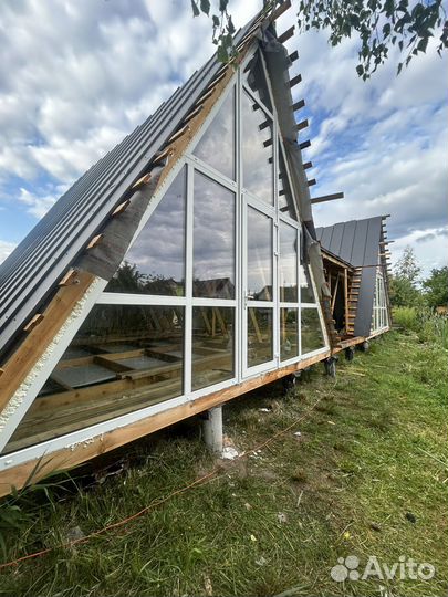 Окна пластиковые треугольные