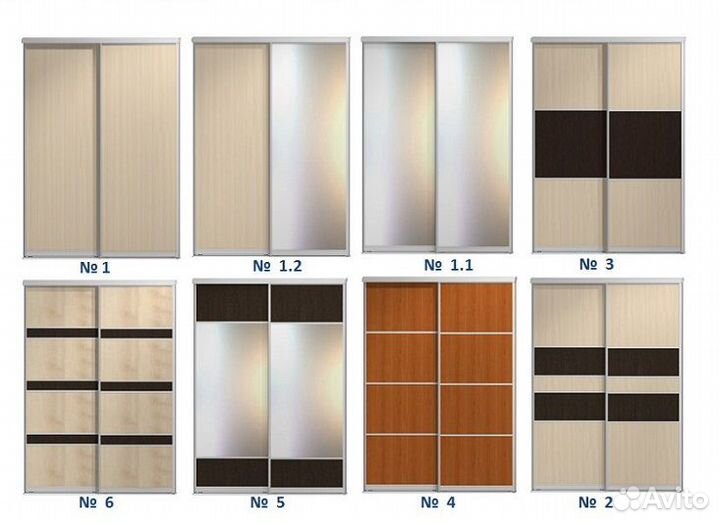 Комплект 2-х дверей-купе