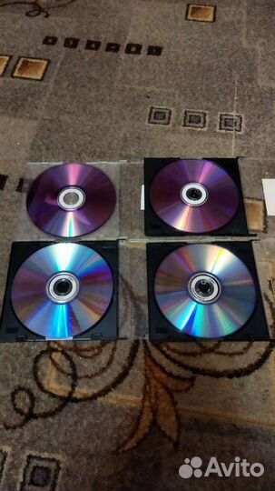 Двд диски - двухсторонние с коробкой
