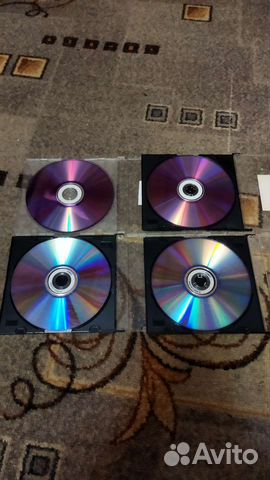 Двд диски - двухсторонние с коробкой