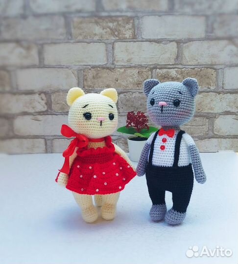 Вязаные игрушки ручной работы