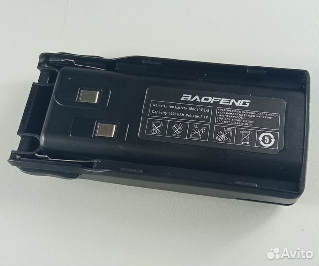 Аккумулятор Baofeng UV-82 3800 мАч c Type-C