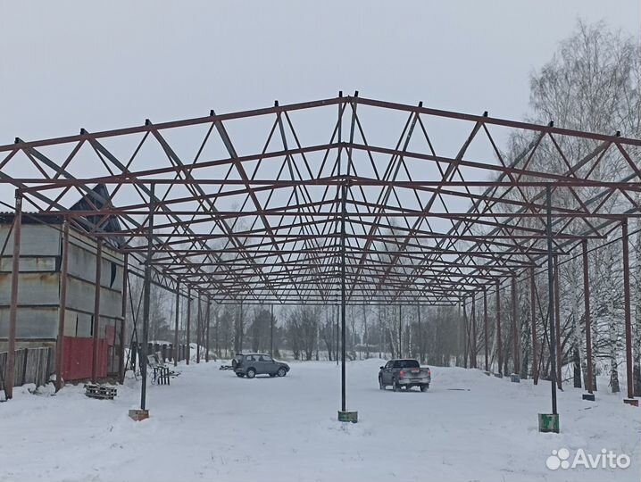 Каркасы и ангары