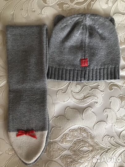 Шарф и шапочка Lili Gaufrette, 18 мес/4 года