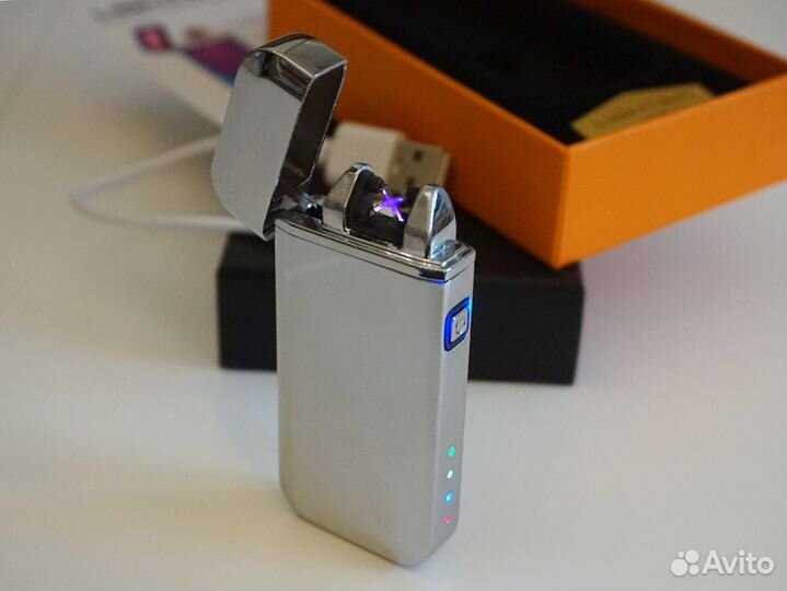 Зажигалка USB с фонарём