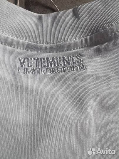 Vetements футболка оверсайз vultures Хит 2024