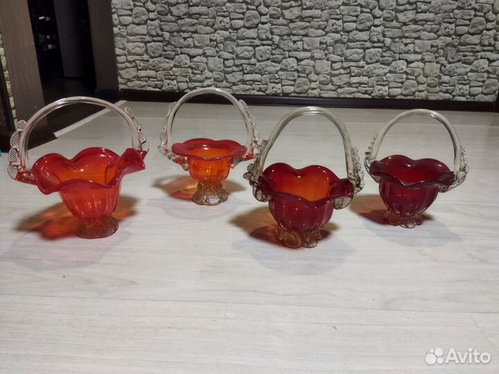 СССР конфетницы,ваза,стаканы,чайник, хрусталь