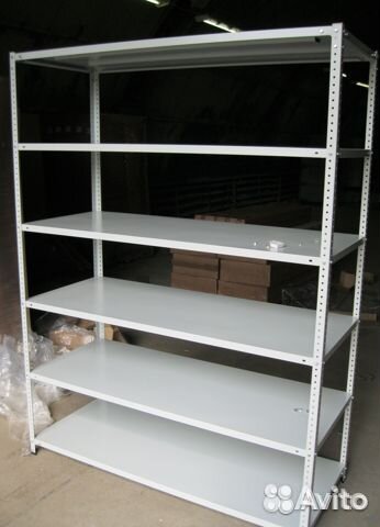 Стеллаж разборный металлический