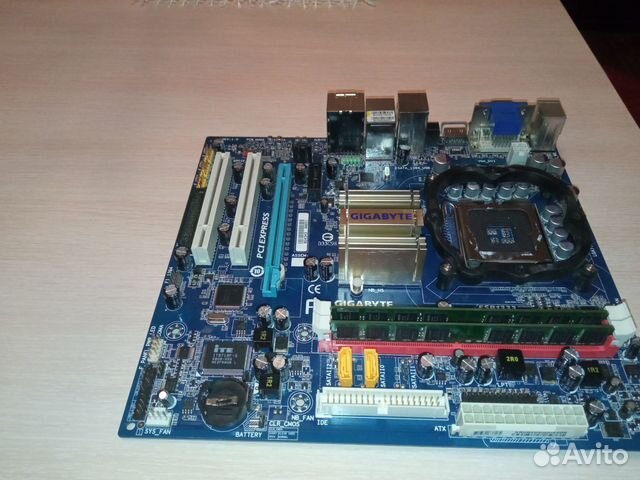 Продаю мат.плату gigabyte (GA-73PVM-S2H) DDr2 800
