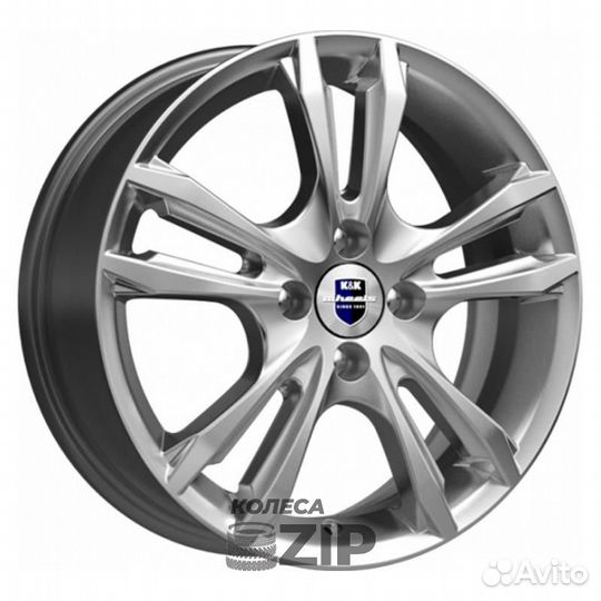 K&K Samara 6x16 4*98 ET35 DIA58.6 Сильвер Литой