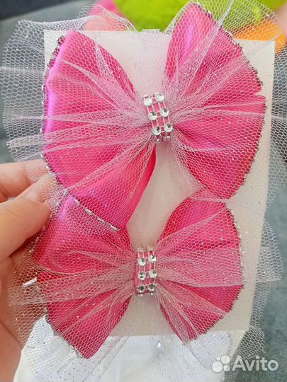 Бантики на резинках Школа