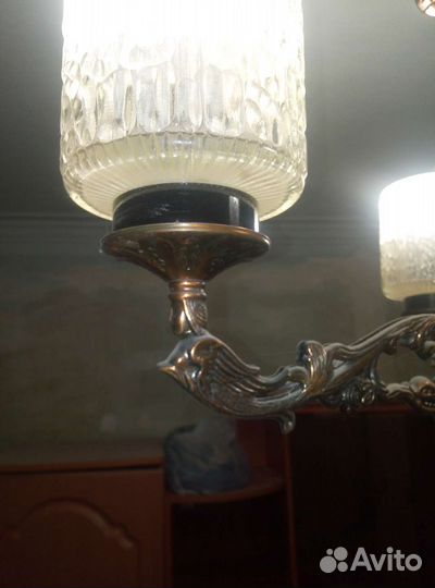 Ссср-бронза люстра
