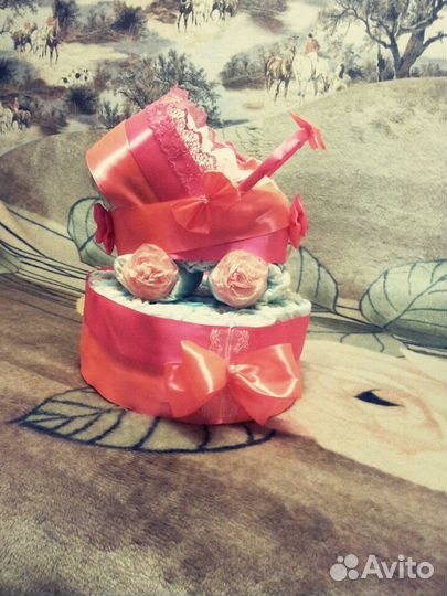 Коляска из памперсов