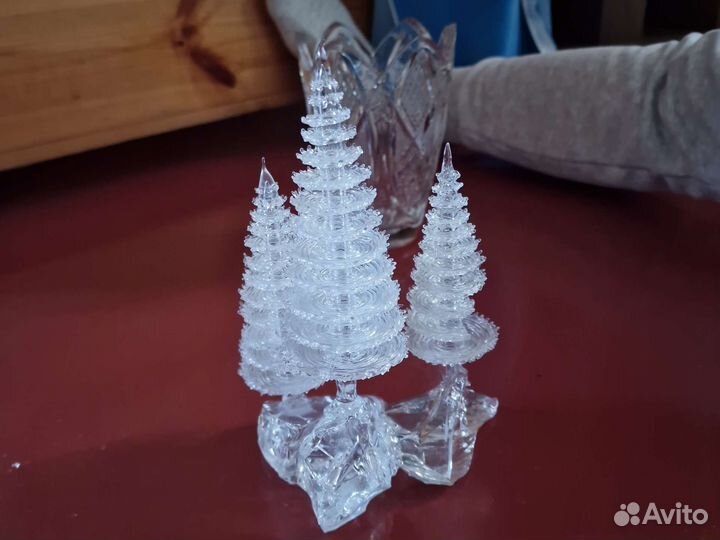 Ёлочки из стекла. Сувенир