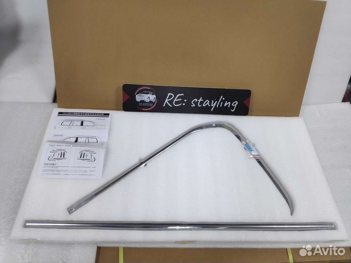 Молдинги окон (отсечки) Land Cruiser 200