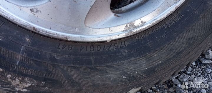 Зимняя резина на тоету 14