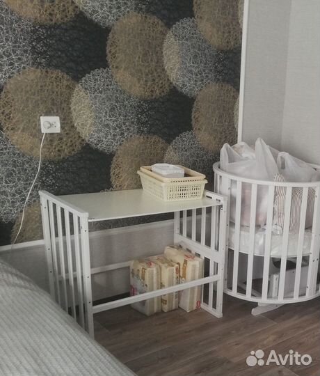 Детская кровать трансформер с маятником