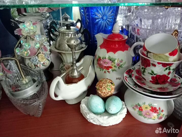 Хрусталь, вазы, стаканы,фигурки СССР