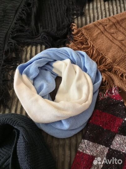 Шарфы снуды манишки женские