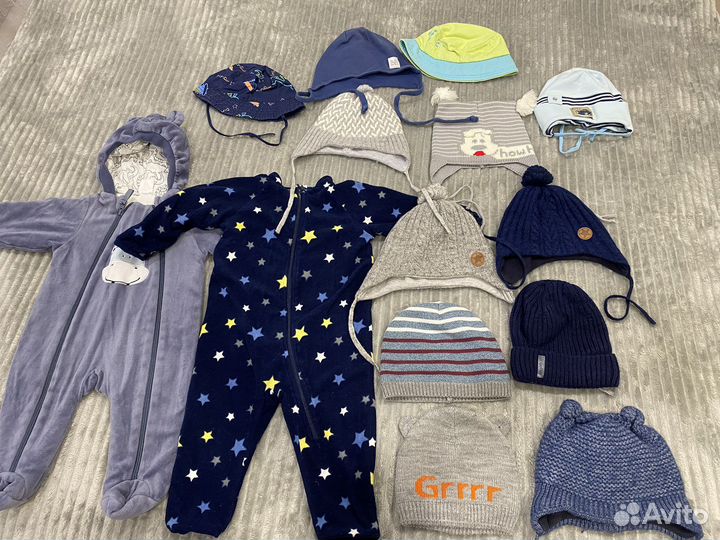 Манеж, огромное количество одежды,игровой коврик