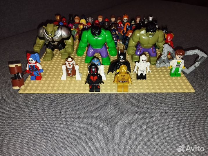 Lego фигурки marvel DC